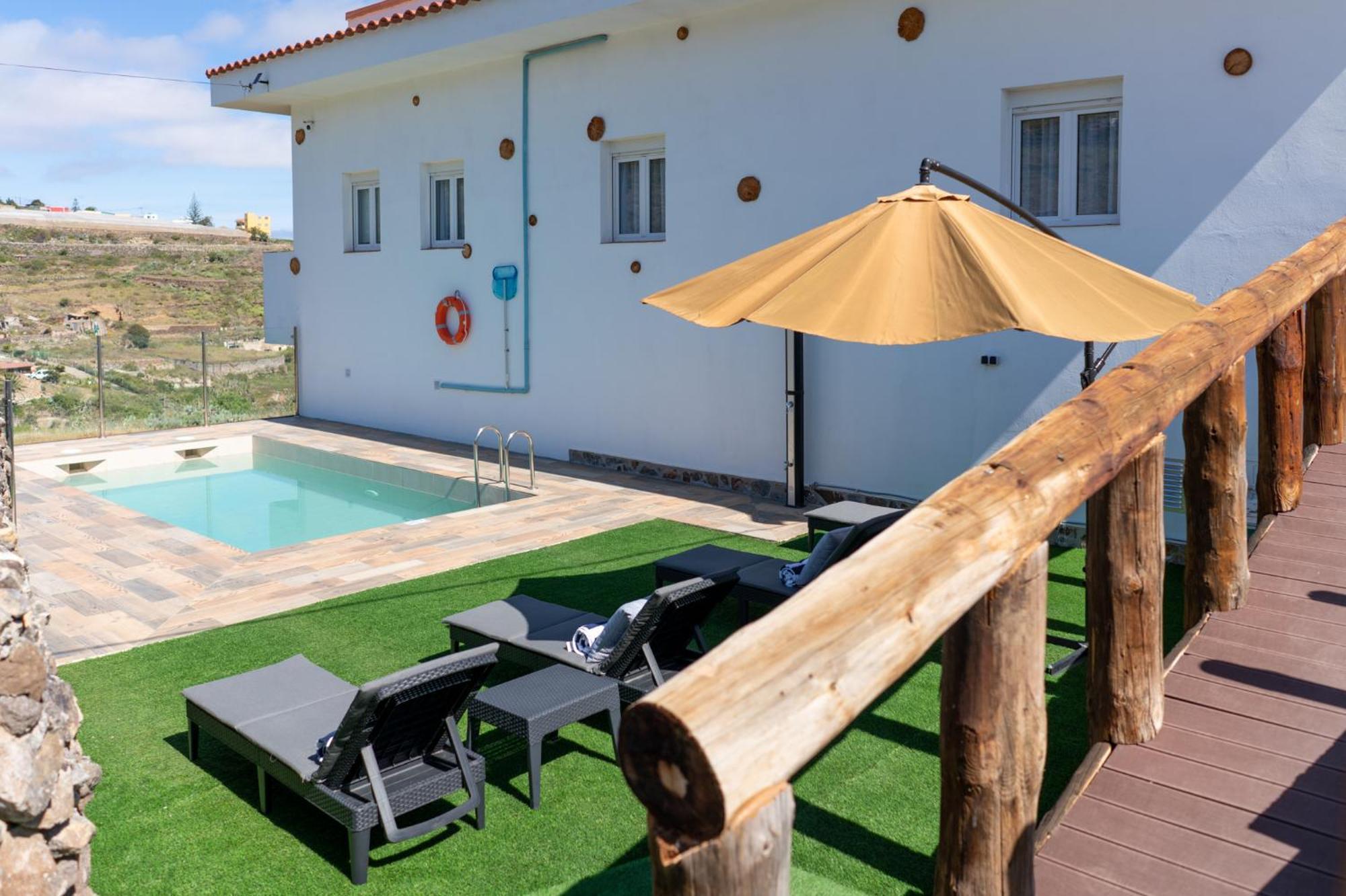 Santa Maria de Guia de Gran Canaria Dejablue. Villa Rural Junto Al Mar Y La Montana מראה חיצוני תמונה